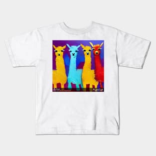 Llamas in pajamas Kids T-Shirt